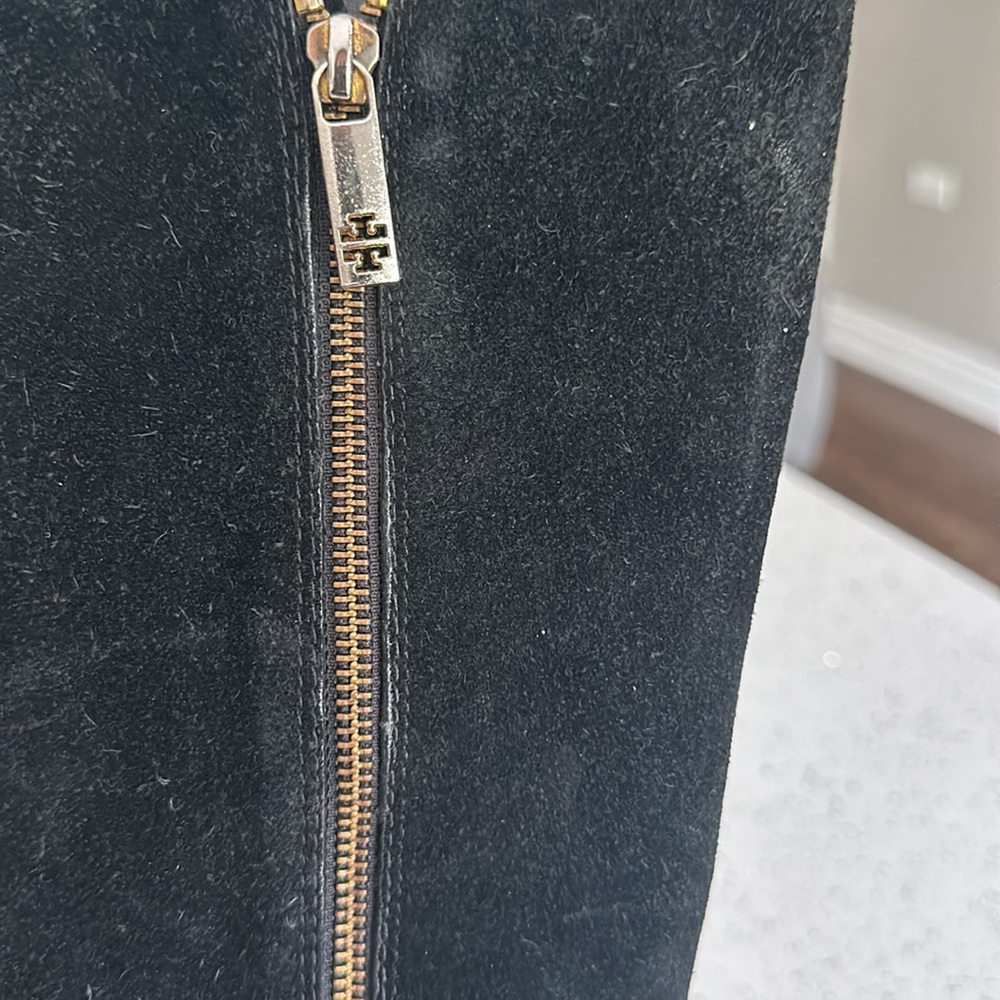 Tory Burch suede zip up boots - Picture 7 of 11